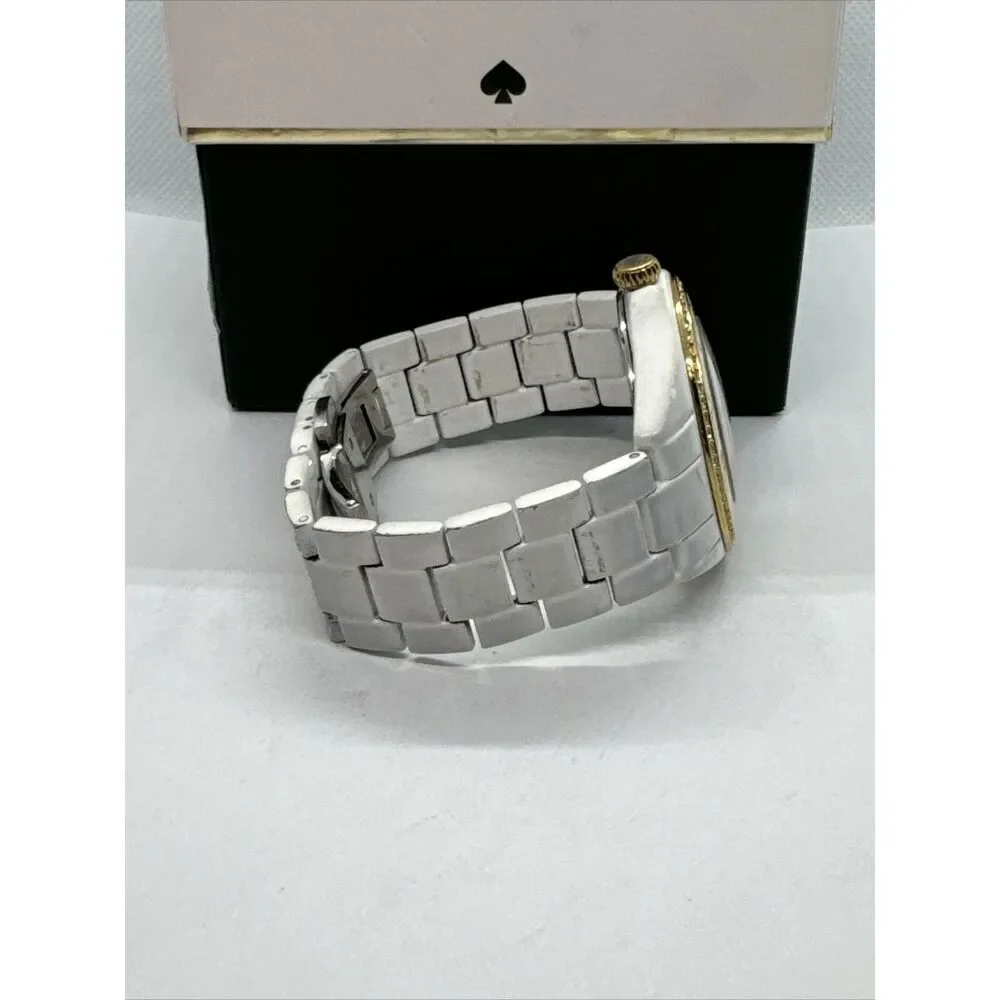 Kate Spade New York 0690 Women White Band Analog Dial Quartz Wrist Watch JNA170